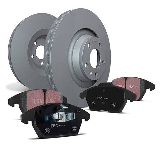 EBC PDKR388 Brake Pad and Disc Kit for Porsche 997.2 PDK