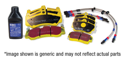 EBC PLK1898 Yellowstuff Brake Pad & Line Kit for fast-road and track-day use