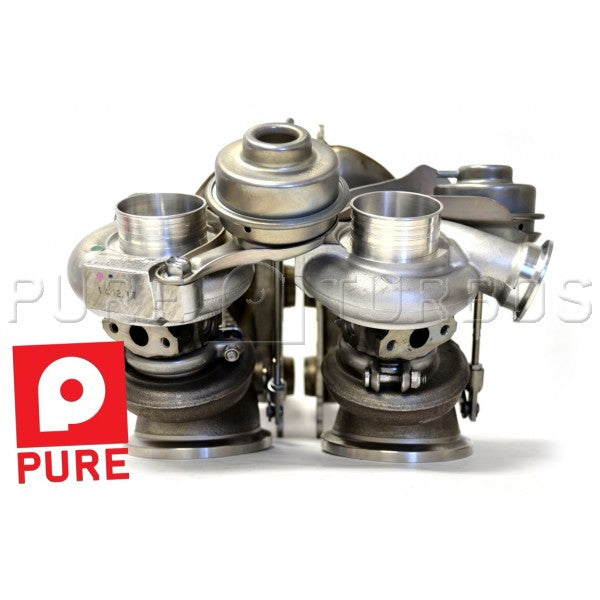 BMW N54 (135i, 335i, 1M) Pure Stage 2 V2 Hybrid Turbos PT-N54-S2-V2