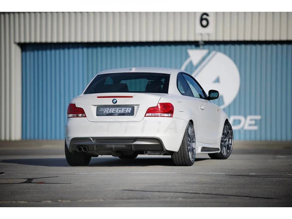 BMW E82 E88 M-Technic Rear Quad Diffuser, Rieger 00099135