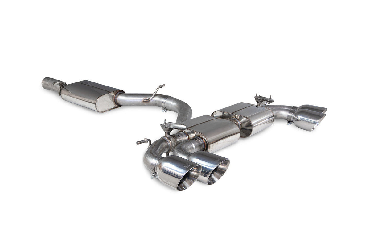 Golf R MK8 GPF 2020 Scorpion Downpipe with High Flow Sports Catalyst