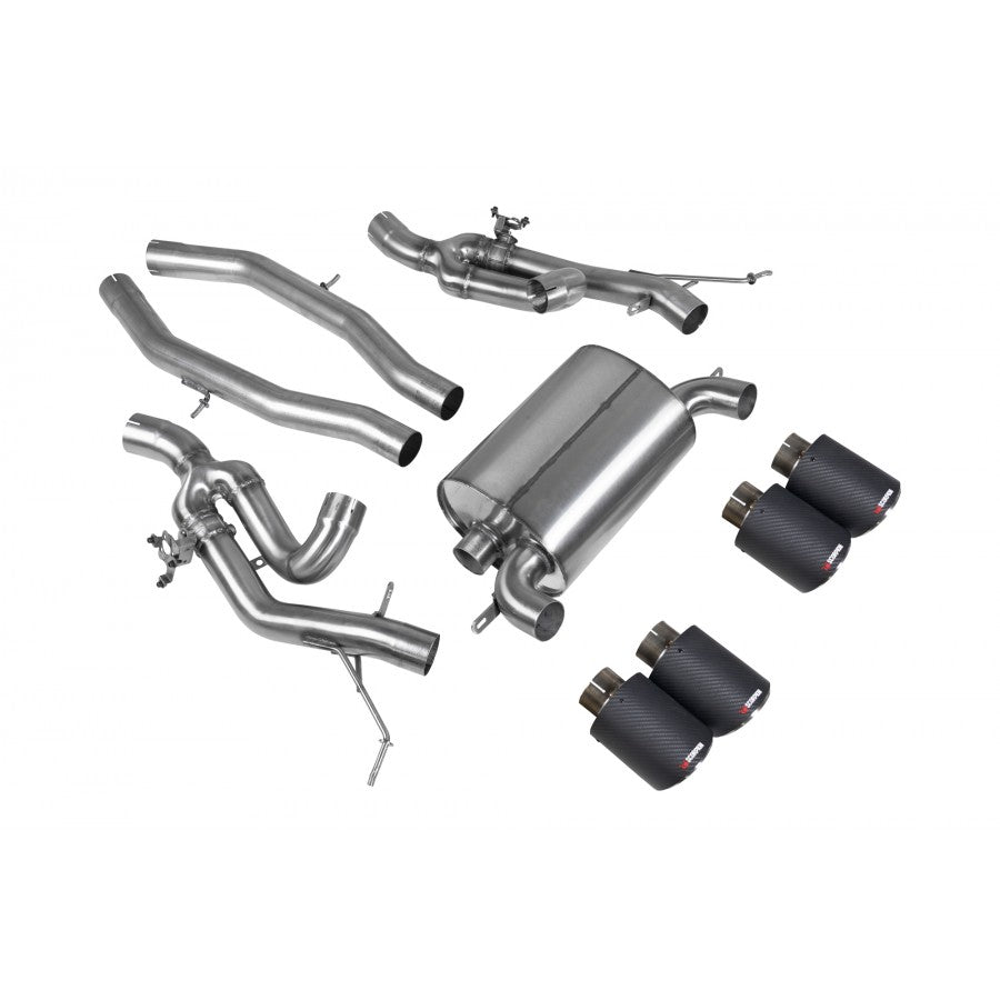 BMW G80 M3 G82 M4 Scorpion 70mm GPF-Back Half Exhaust SBM084