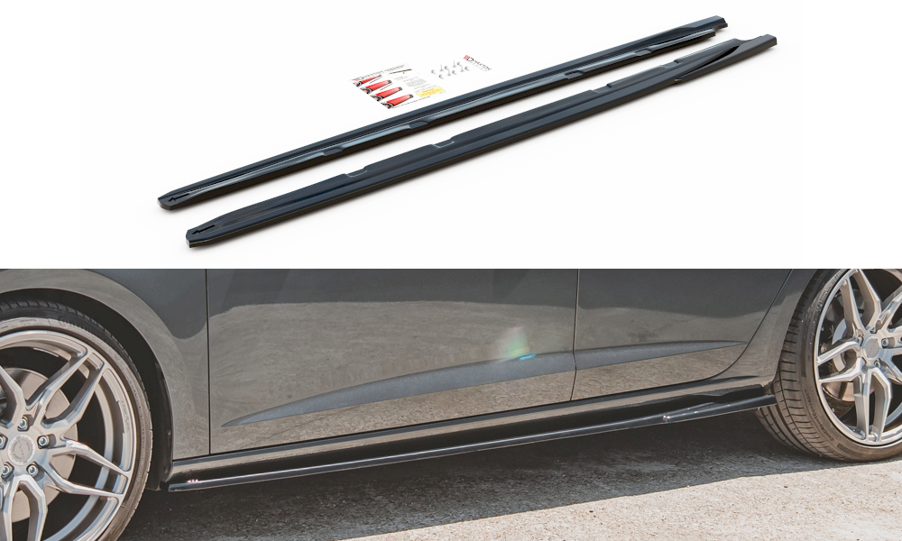 SEAT Leon Mk3 Cupra FR Facelift 2017-2019 Maxton Design V5 Side Skirt Splitters