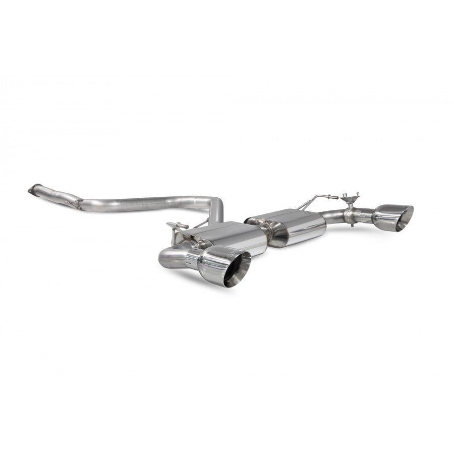 Hyundai i30 N GPF-back exhaust, non-resonated, electronic valve (2018+)