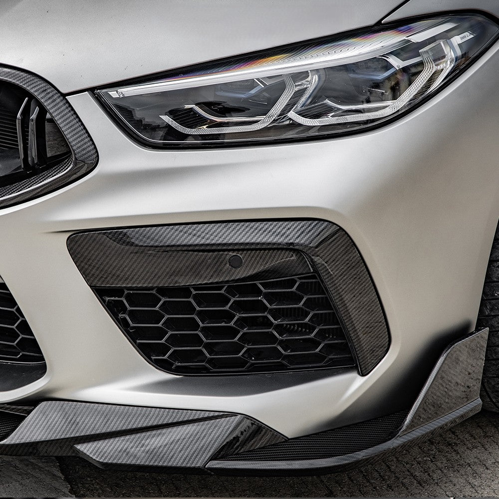 BMW F91 F92 F93 M8 (2020-present) SQ Style Pre-Preg Carbon Front Splitter