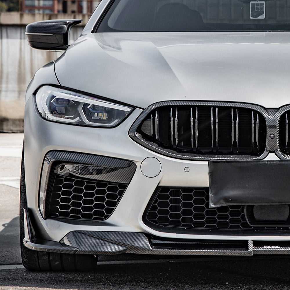 BMW F91 F92 F93 M8 (2020-present) SQ Style Pre-Preg Carbon Front Splitter