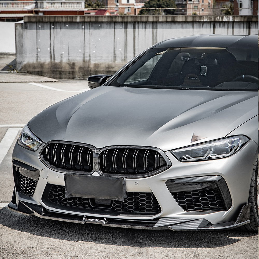 BMW F91 F92 F93 M8 (2020-present) SQ Style Pre-Preg Carbon Front Splitter