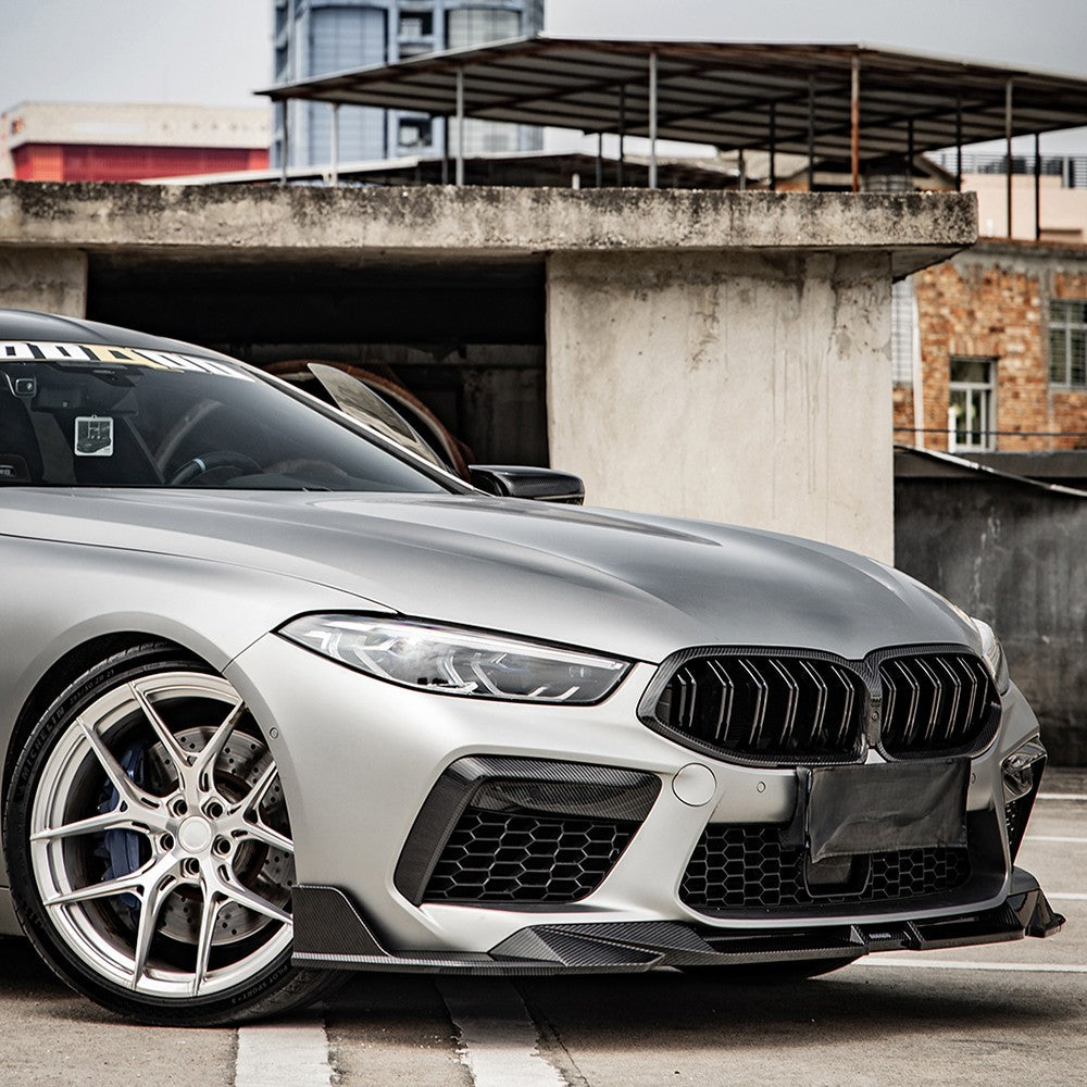 BMW F91 F92 F93 M8 (2020-present) SQ Style Pre-Preg Carbon Front Splitter