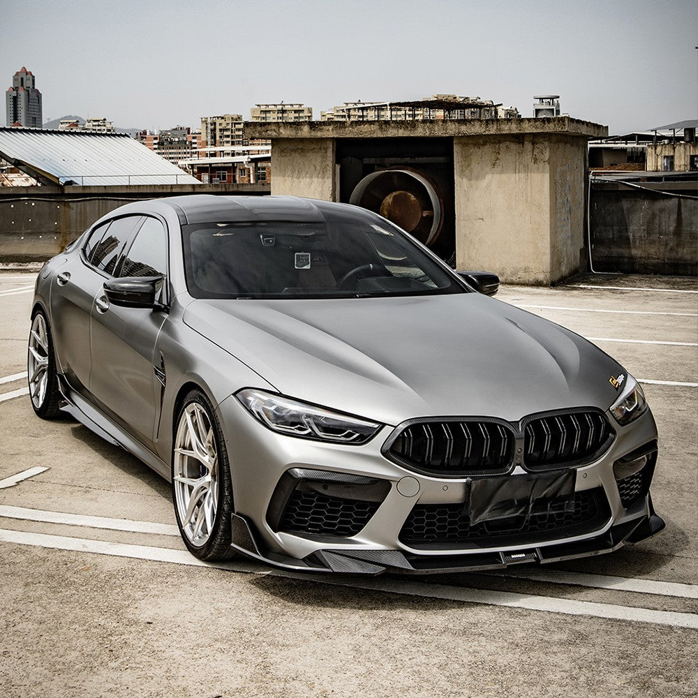 BMW F91 F92 F93 M8 (2020-present) SQ Style Pre-Preg Carbon Front Splitter