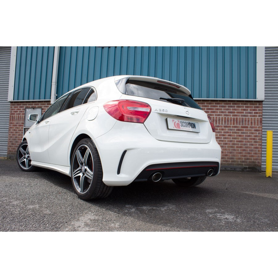 W176 A-Class Scorpion non-resonated cat-back exhaust SMBS001C