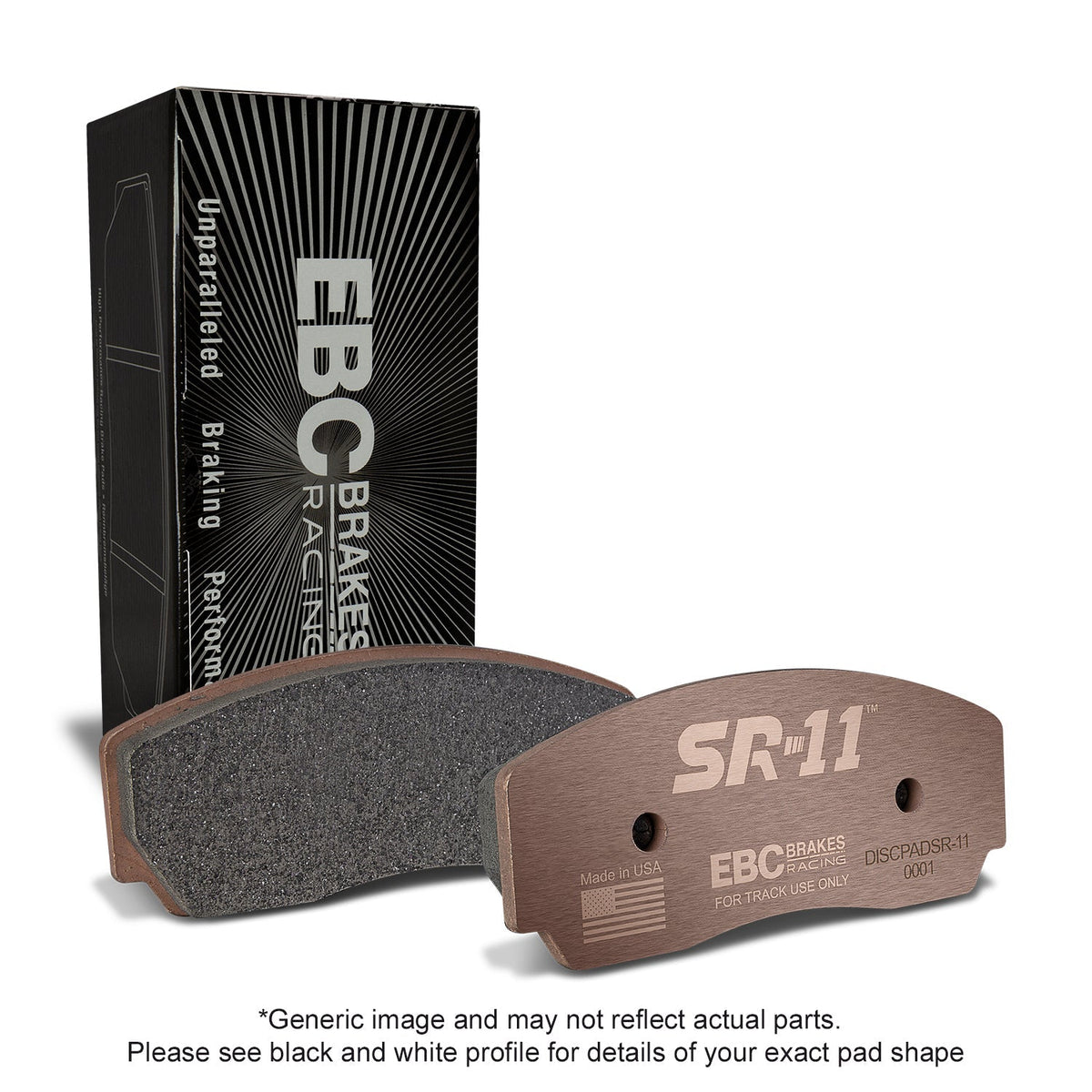 EBC SR11 Racing Brake Pads DP8085.17SR11 for Fast Road & Track Day Use