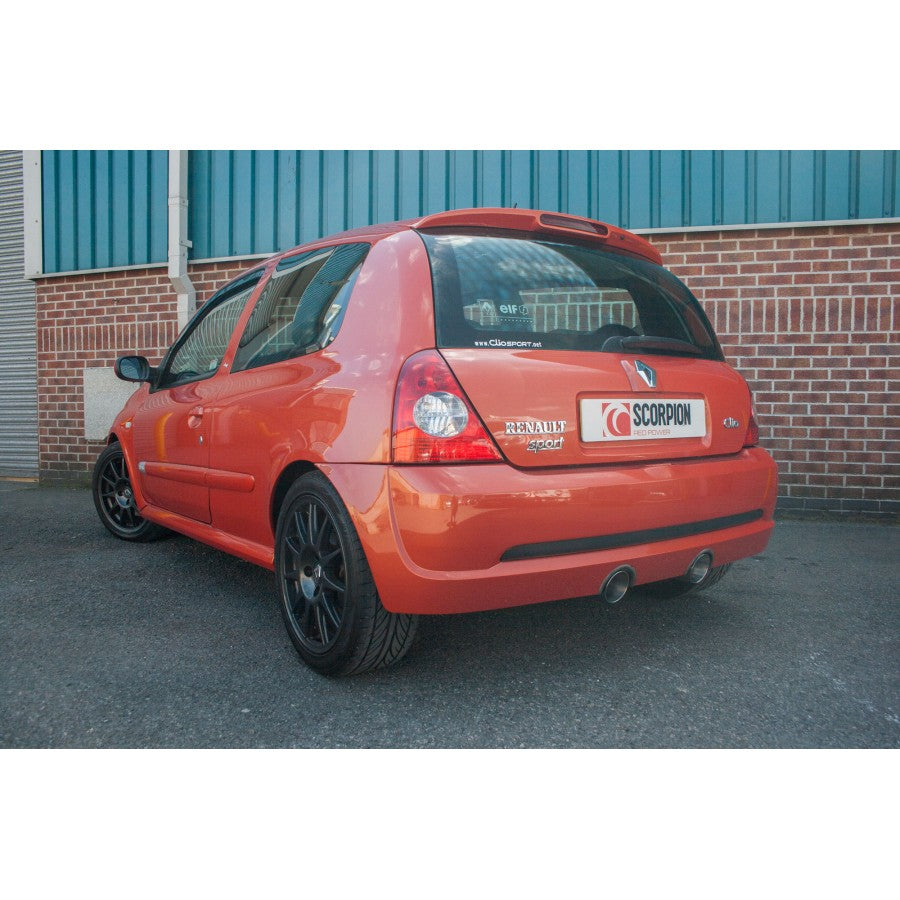 Renault Clio MK2 2.0 182 (2003-2006) Scorpion SRNS019D cat-back exhaust