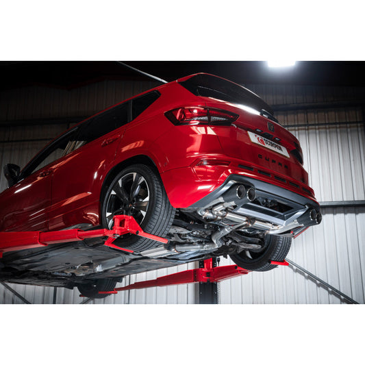 Cupra Ateca 2019-2024 GPF-back exhaust, Scorpion, resonated or non-resonated, valved or non-valved