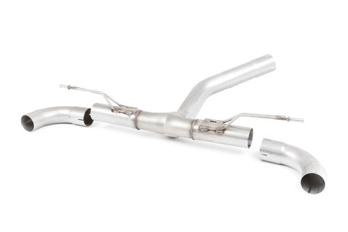 BMW 125i F20/F21 B48 Milltek rear silencer bypass with GT-90 titanium trims