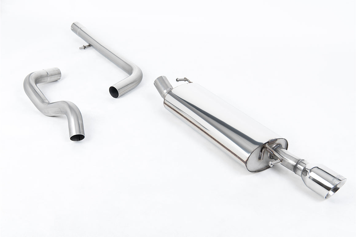 VW Golf MK4 337 cat back exhaust, Milltek Sport, single 100mm tip