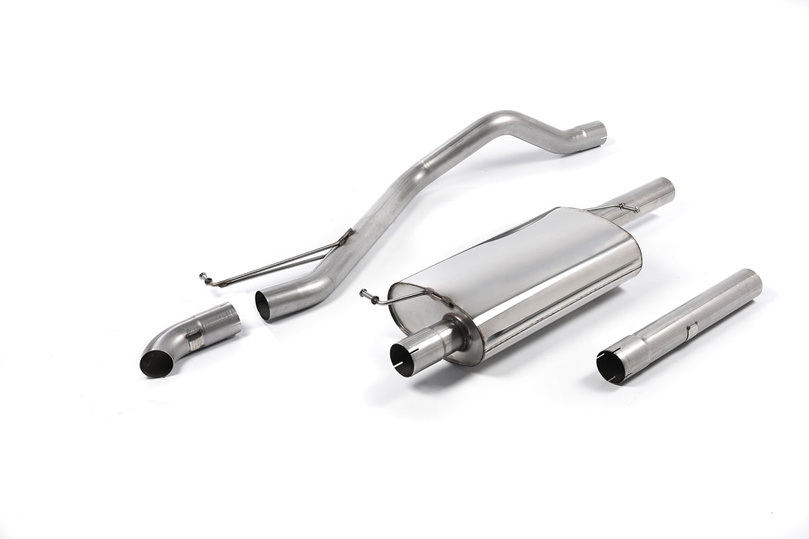 VW Transporter T5 T6 DPF back exhaust, Milltek Sport 2.75in twin oval tip