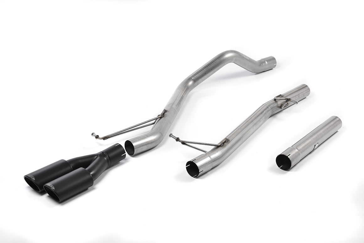 VW Transporter T5 T6 DPF back exhaust, Milltek Sport 2.75in twin oval tip