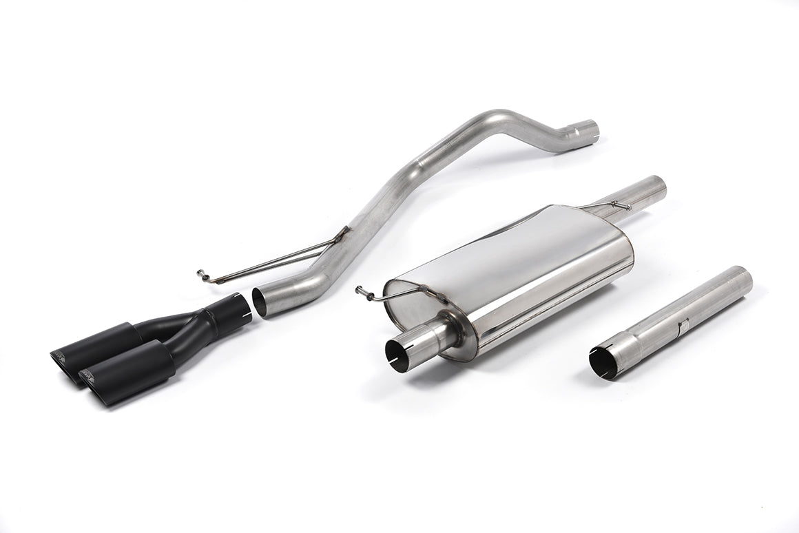 VW Transporter T5 T6 DPF back exhaust, Milltek Sport 2.75in twin oval tip