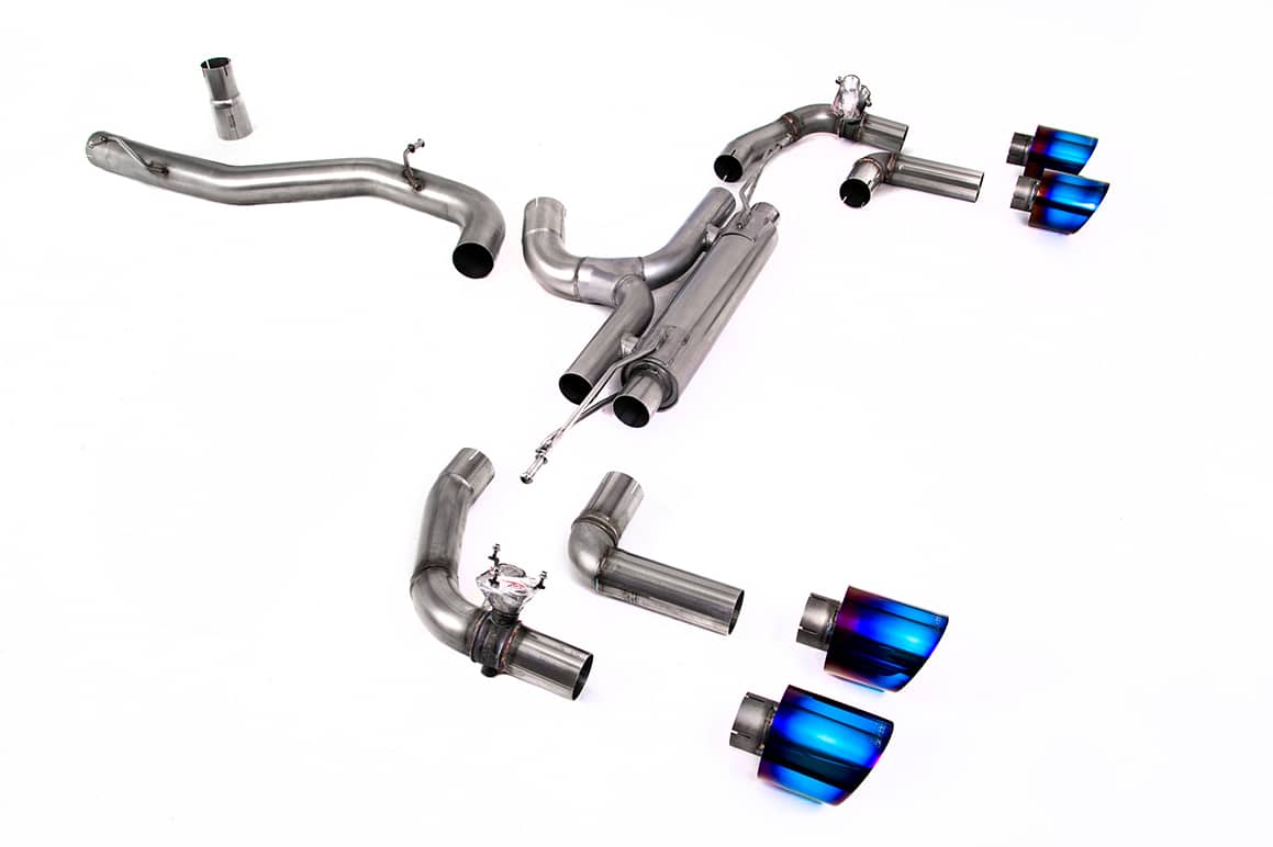 VW Golf MK8 R GPF-back exhaust by Milltek Sport