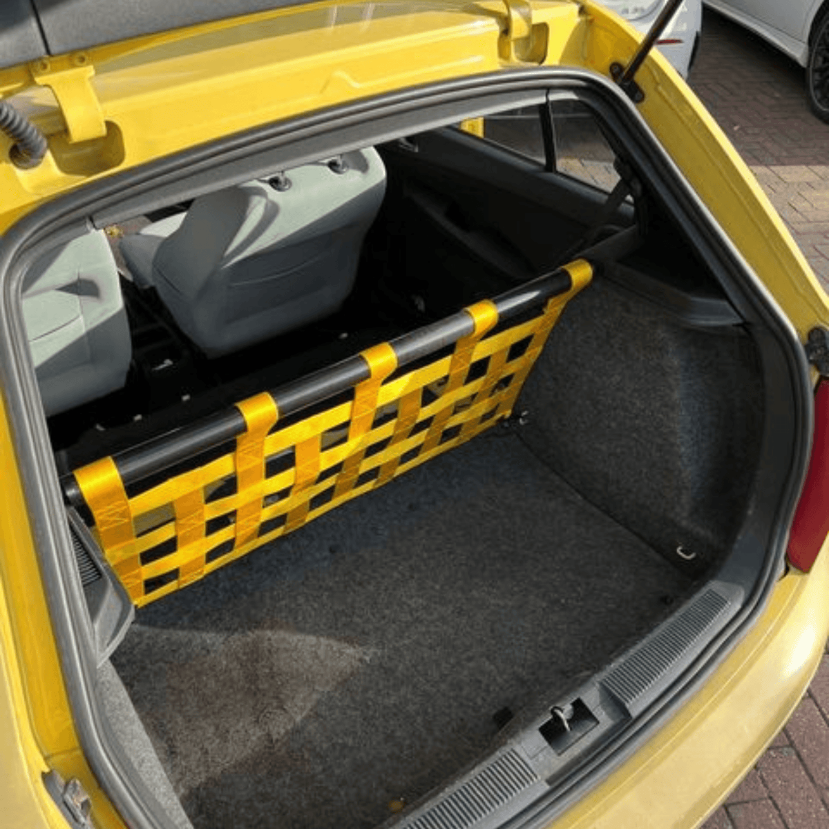 Skoda Fabia vRS Mk1 6Y strut bar and cargo net kit