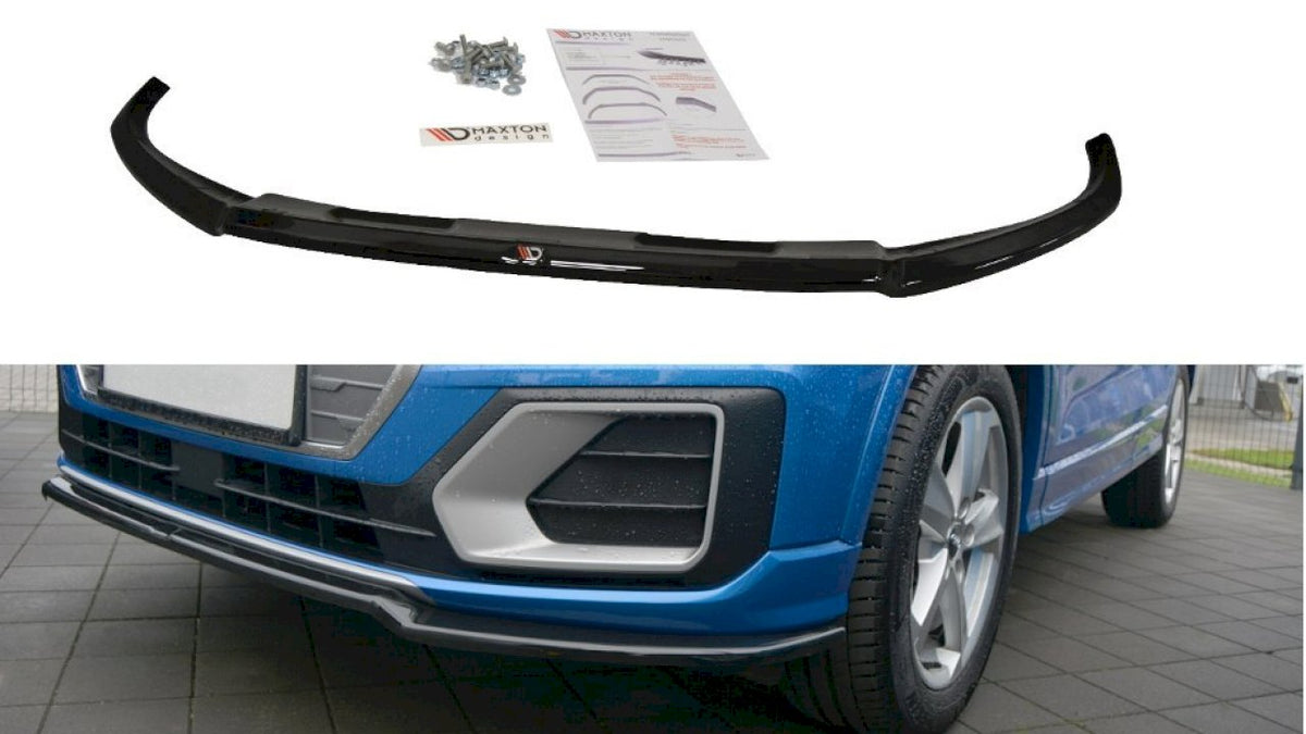 Audi Q2 Mk1 Sport 2016 onwards front splitter V.1 by Maxton Design