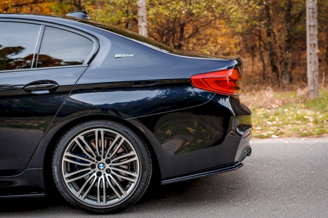 BMW 5 G30 G31 M Sport rear side splitters ABS set