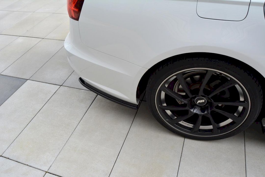 Audi A6 C7 S6 C7 Facelift Rear Side Splitters - Maxton Design ABS Set