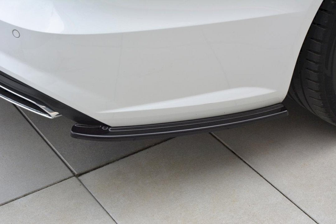 Audi A6 C7 S6 C7 Facelift Rear Side Splitters - Maxton Design ABS Set