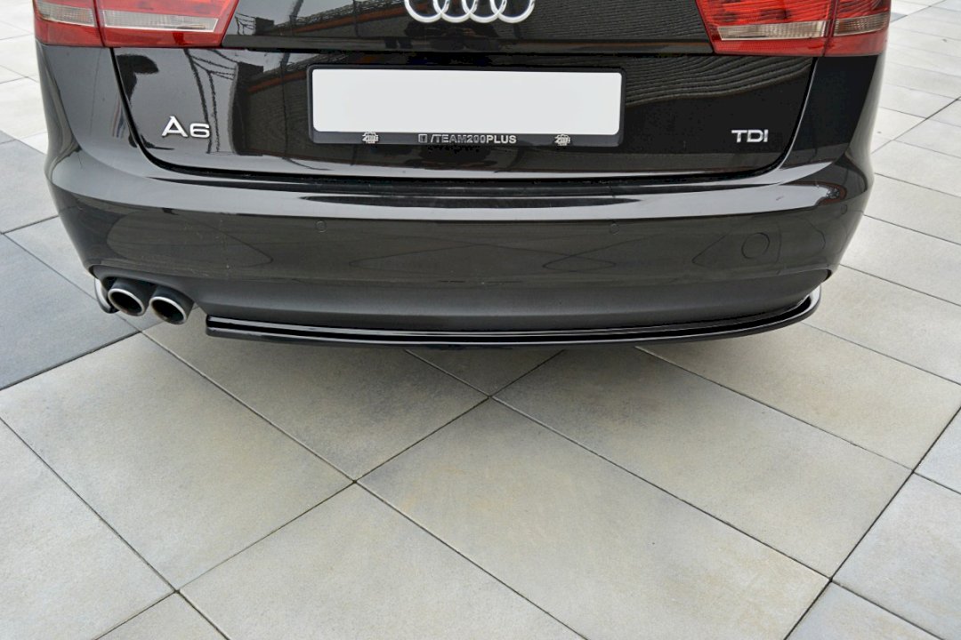 Audi A6 C7 (2011-2014) Rear Side Splitters - Maxton Design ABS