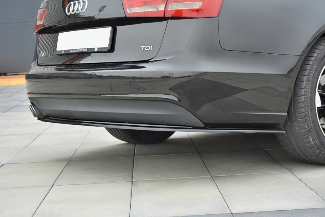 Audi A6 C7 (2011-2014) Rear Side Splitters - Maxton Design ABS