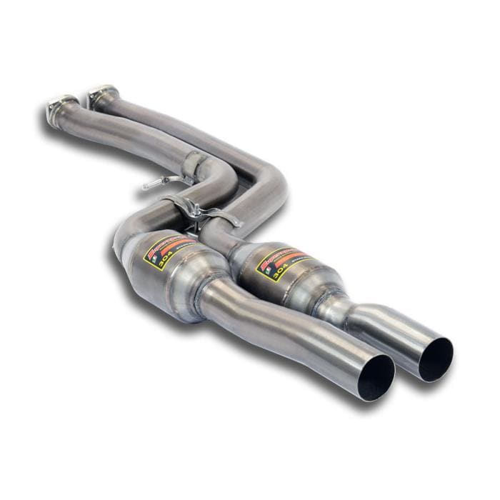 BMW F80 F82 F83 M3 M4 catted front pipes Supersprint HJS metallic sport cats 989632