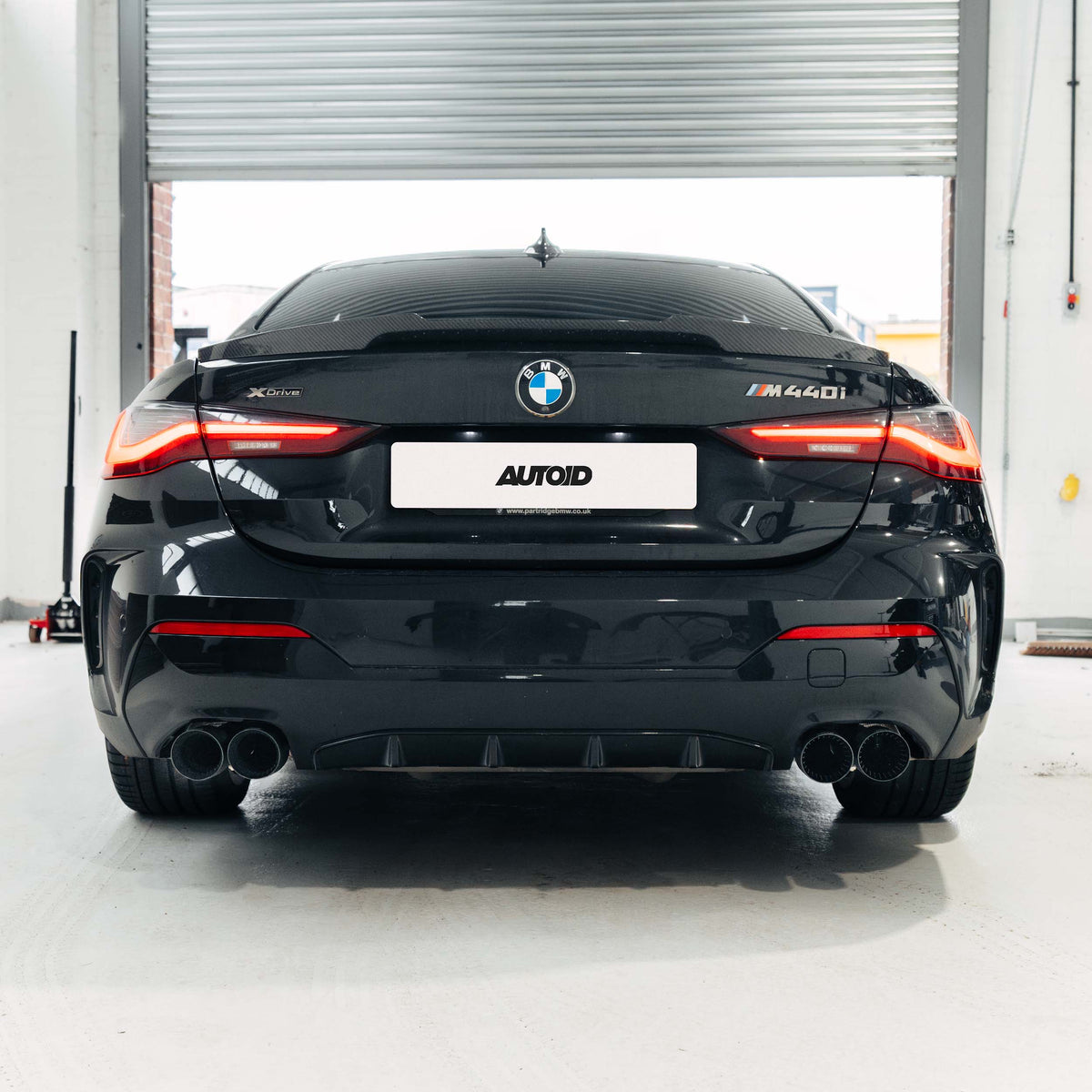 BMW G42 M240i, G20 M340i, G22/G26 M440i quad exhaust tips - TRE Cerakote black