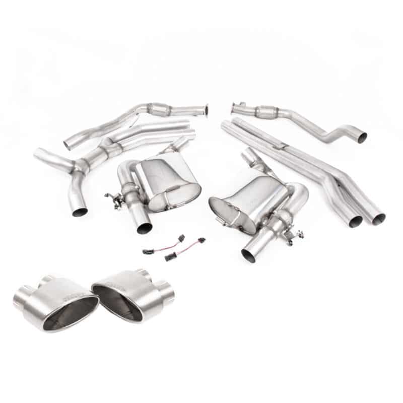 Audi RS5 B9.5 2.9L V6 Turbo non-resonated cat-back exhaust