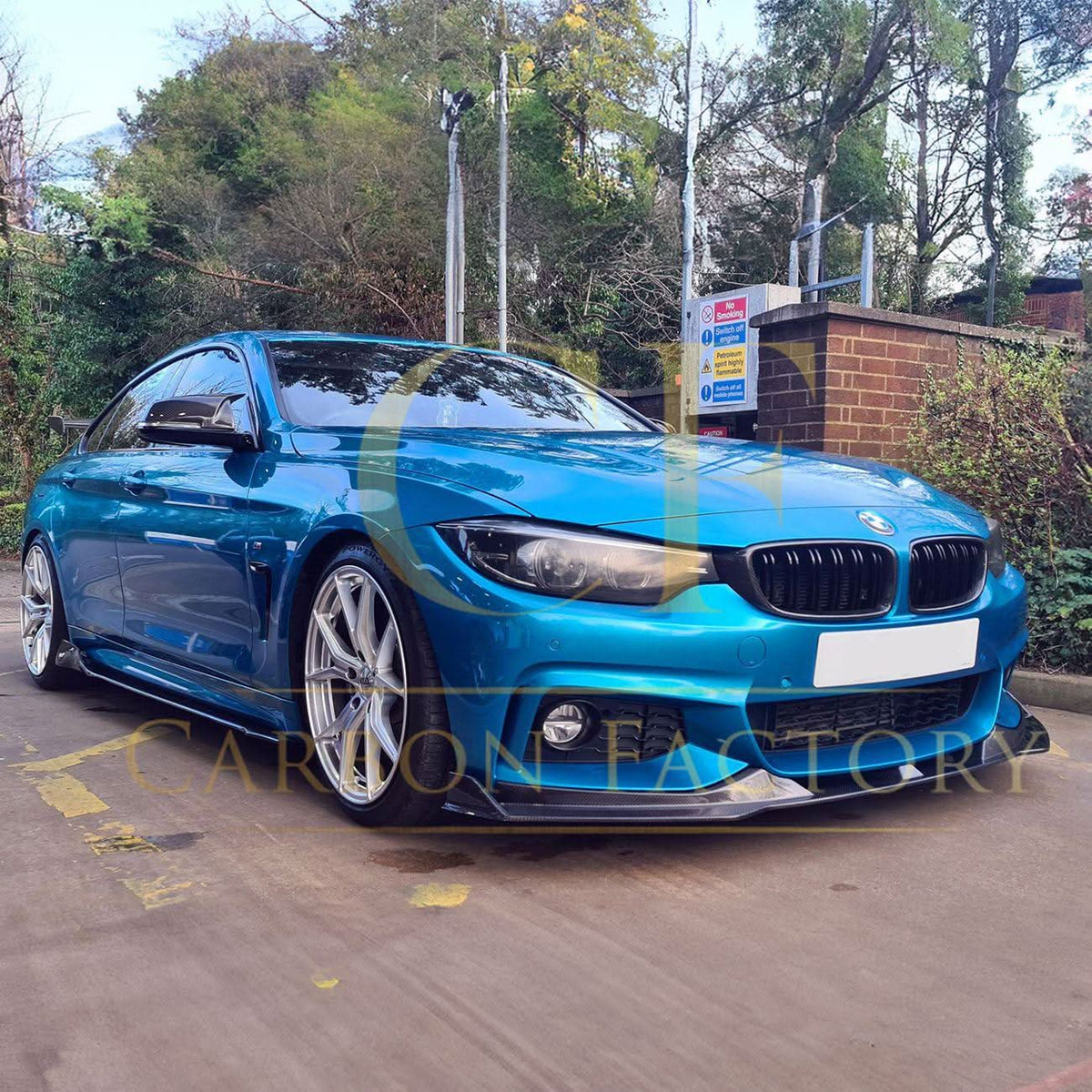 BMW F32 F33 F36 4 Series M Sport Carbon Front Splitter