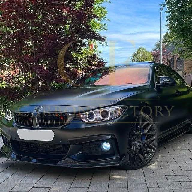 BMW F32 F33 F36 4 Series M Sport Carbon Front Splitter