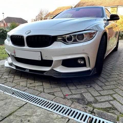 BMW F32 F33 F36 4 Series M Sport Carbon Front Splitter