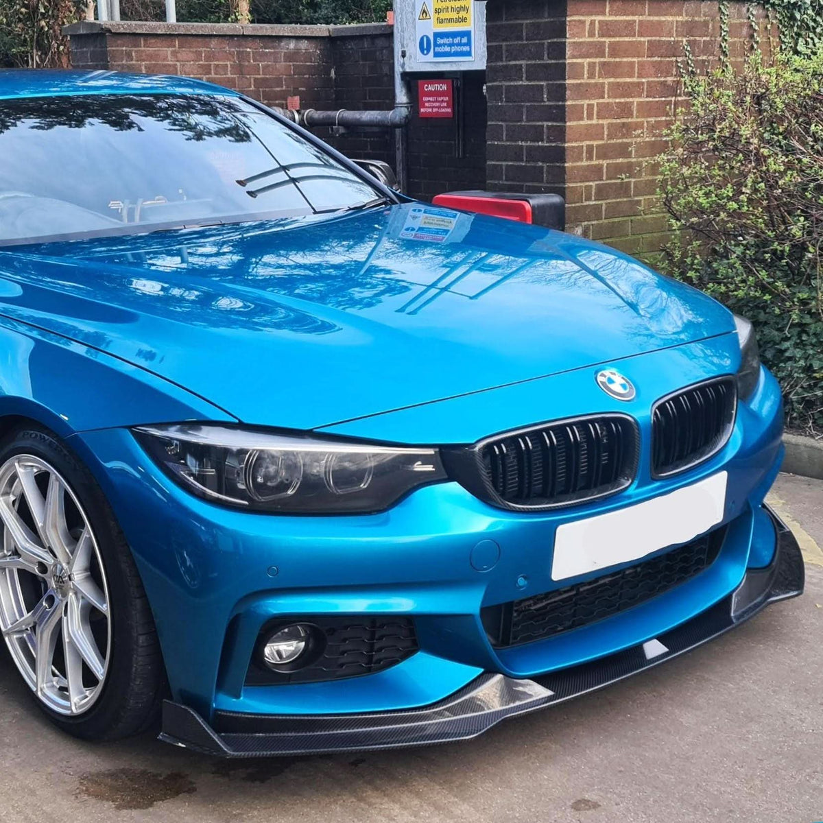 BMW F32 F33 F36 4 Series M Sport Carbon Front Splitter