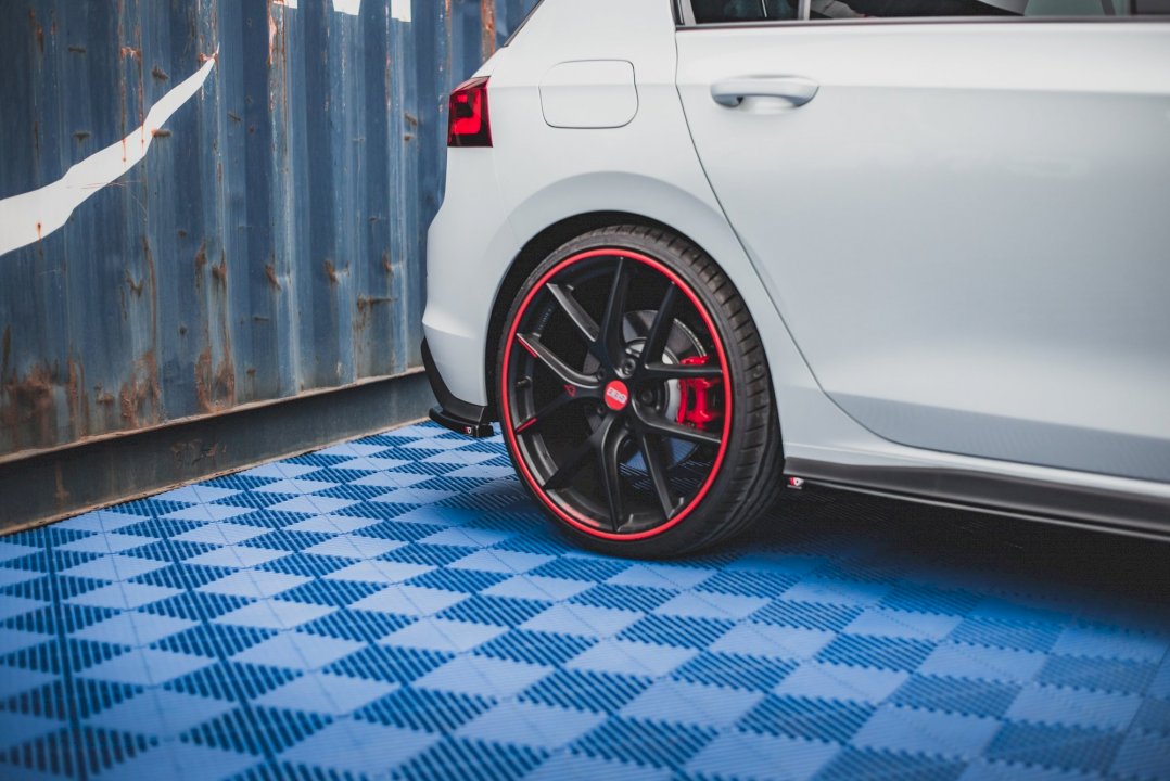 VW Golf GTI Mk8 GTE Mk8 Rear Side Splitters V.1 Maxton Design ABS