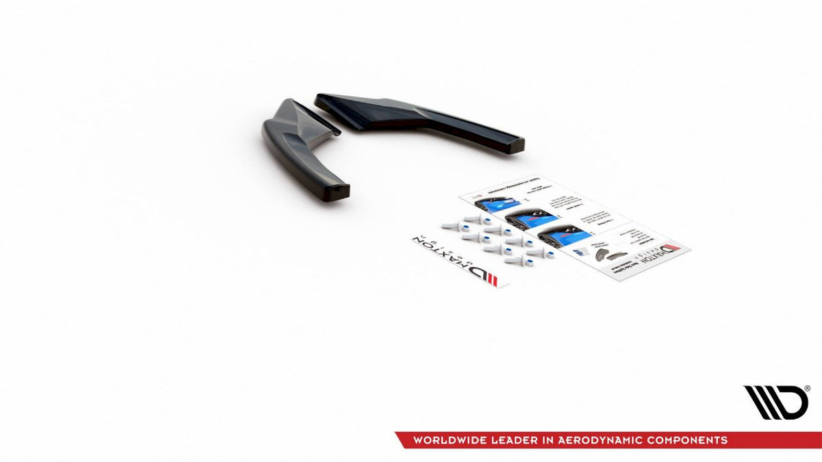 VW Golf GTI Mk8 GTE Mk8 Rear Side Splitters V.1 Maxton Design ABS