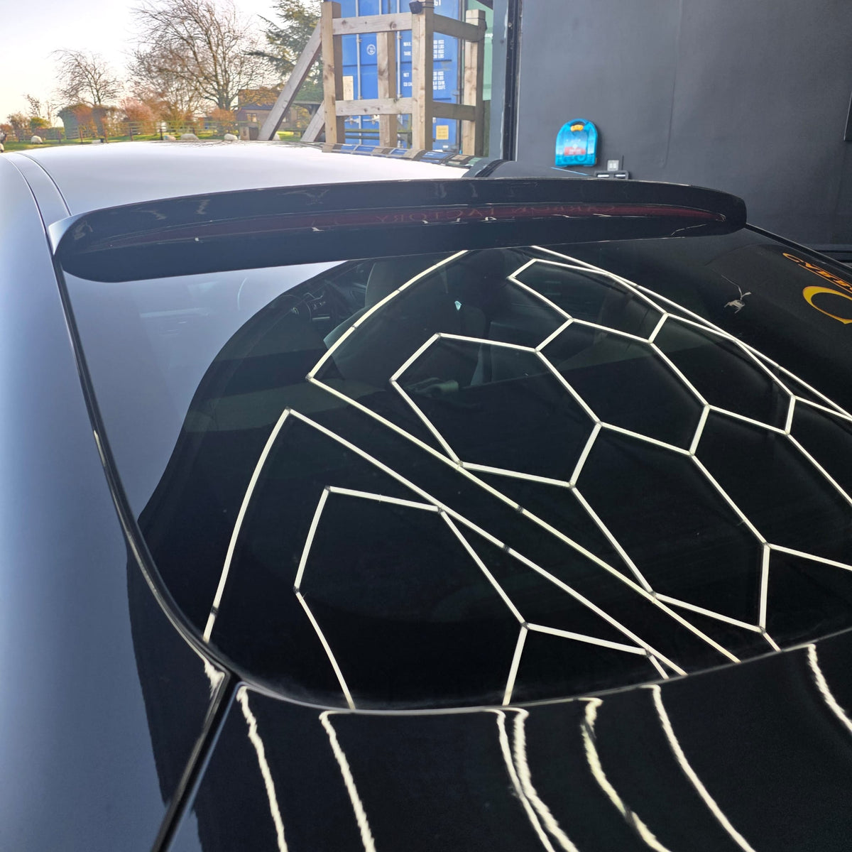 BMW 6 Series F06 F12 F13 roof spoiler, carbon fibre