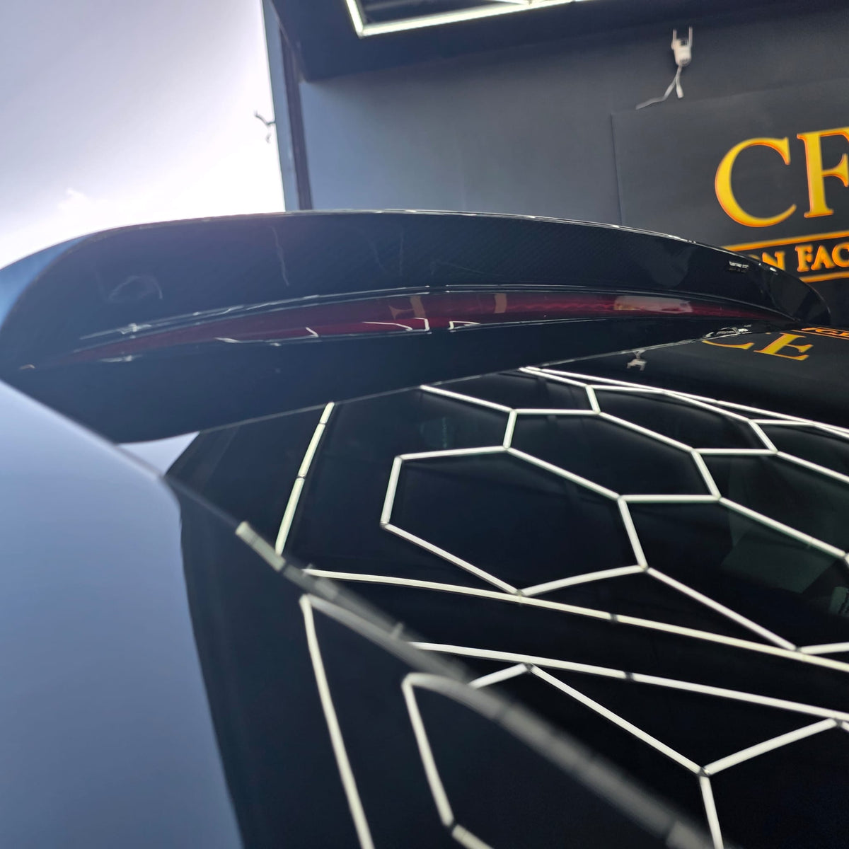 BMW 6 Series F06 F12 F13 roof spoiler, carbon fibre