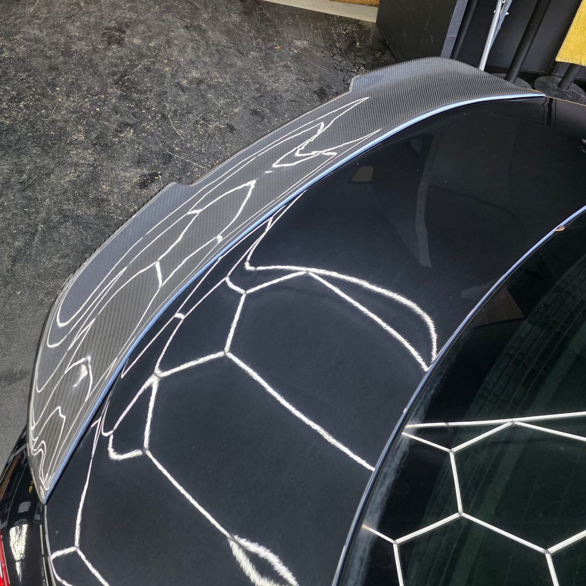 BMW F06 F13 6 Series carbon fibre boot spoiler