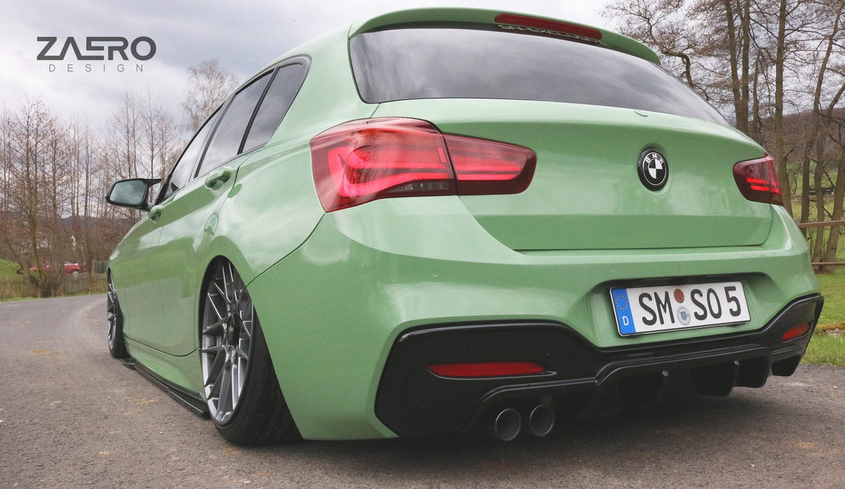 BMW F20 F21 LCI M Sport Rear Diffuser - ZA-F2X-LCI-12Xi-DF