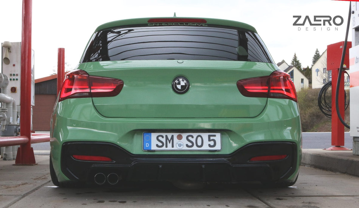 BMW F20 F21 LCI M Sport Rear Diffuser - ZA-F2X-LCI-12Xi-DF