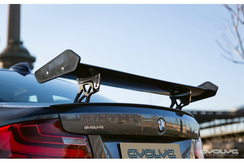 F80 F82 F87 GTS Rear Wing Alpha N Carbon Fibre 4-Way Adjustable, Part No AN-GTS-RW
