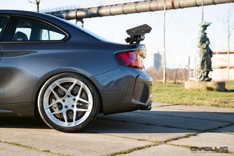 F80 F82 F87 GTS Rear Wing Alpha N Carbon Fibre 4-Way Adjustable, Part No AN-GTS-RW