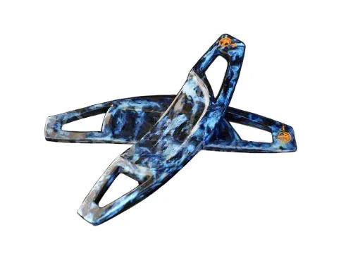 BMW F30 F32 F34 paddle shifters, luminous blue forged carbon, 1CCBM40G18-BLUE