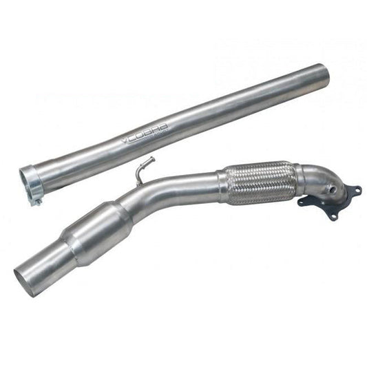 Audi A3 8P 2.0 TFSI Quattro front pipe, sports cat or de-cat