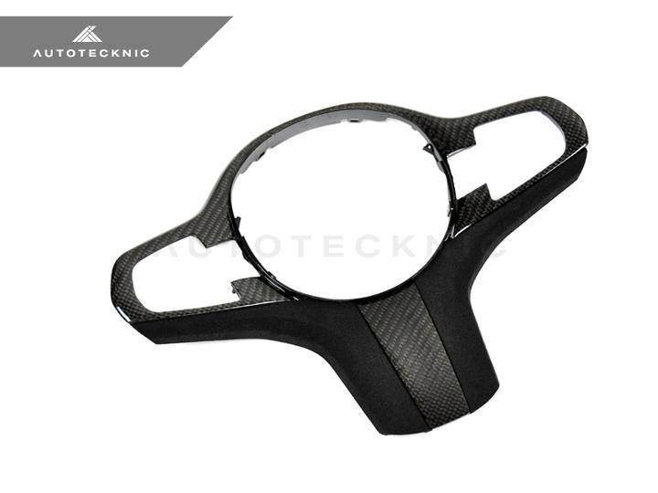 BMW X3 G01 X4 G02 Carbon Fibre Alcantara Steering Wheel Trim AutoTecknic 3K 2x2