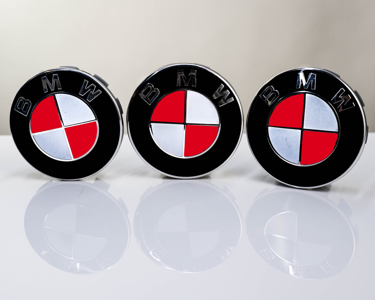 BMW E30 E36 E46 E90 F30 G20 X1-X7 Roundel Badge Overlays, Gloss Vinyl